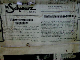 Ein Zeitungsausschnitt von 1955